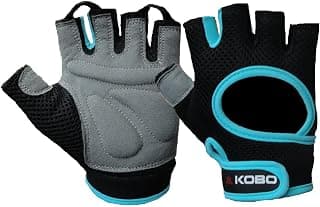 Kobo Gym Gloves Unisex Hand Protector for Fitness Weight Lifting