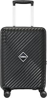 American Tourister Diamo Trolley Bag with Combination Non TSA Lock & 8 Wheels Hard-Sided PC Large Suitcase/Trolley Bag with Double Spinner Wheels/Luggage for Men & Women