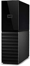 Western Digital WD 8TB My Book Desktop External Hard Disk Drive-3.5Inch, USB 3.0 with Automatic Backup,256 Bit AES Hardware Encryption,Password Protection,Compatible with Windows&Mac, Portable HDD