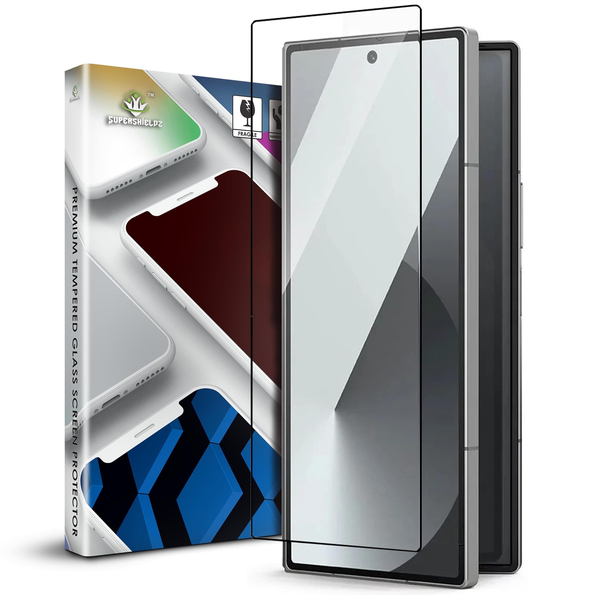 Supershieldz NeoGuard HD+ Tempered Glass Screen Protector Guard for Samsung Galaxy Z Fold 6, 9H Hardness | Case-Friendly | Easy Installation Kit