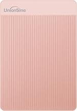 UnionSine External Hard Disk 500GB Portable HDD USB 3.0 Compatible with PC, Mac,Desktop, Laptop, Xbox One, Xbox 360, PS4 Pink