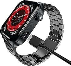 boAt Storm Call 4 India's first Smartwatch with Type-C Charging,1.96”(4.97 cm) HD Display, Functional Crown, BT Calling, Sports Modes, Heart Rate, SpO2, Sleep & Stress Tracking, SOS, IP68(Steel Black)