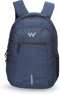 Wildcraft New Polyester 28 Liters Laptop Casual 3 Compartment Backpack (Blue)