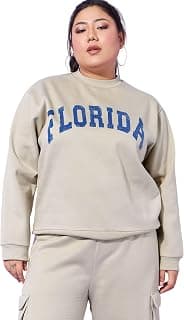 SASSAFRAS Curve Women Florida Fleece Sweatshirt