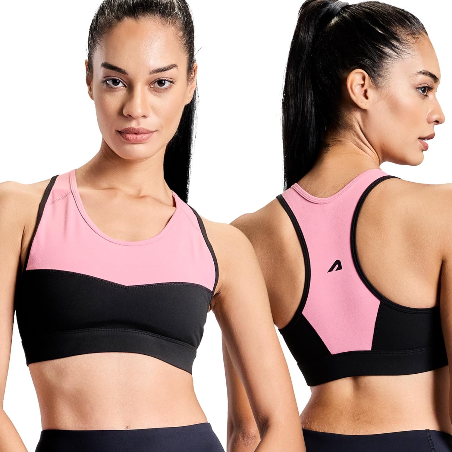 Boldfit Sports Bra for Women,Padded Gym Bra for Woman with Cross Back & Moisture-Wicking Fabric,Medium Support Workout Bra for Yoga, Running & Training,Stretchable Poly-Spandex Activewear