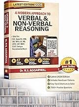 A Modern Approach to Verbal & Non-Verbal Reasoning by Dr. R.S. Aggarwal (2026 Latest Edition) for Exams SSC, Bank PO, RRB, SBI, IBPS, LIC, RBI, UPSC, ... CLAT, Campus Recruitment, and more. (2026-27)
