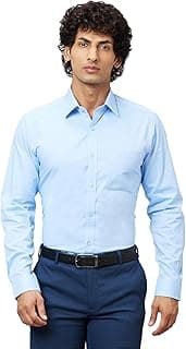 Raymond Men Cotton Structure Slim Fit Shirt