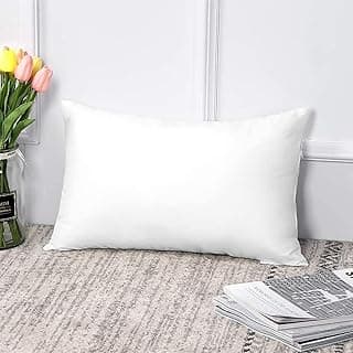 Kuber Industries Luxurious 1 Piece Microfiber Pillow Filler - 16X24 Inch, White - Ctktc22178(Microfiber)