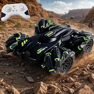 Storio 4x4 RC Rechargeable Remote Control Drift Stunt Car Toy 4WD | 360° Rotating | Dual Sided Climbing | High-Speed Tumbling | 360° Rotation| Remote Control Car for Kids