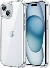 Amozo for iPhone 15 Back Case Cover | Ultra Hybrid Transparent Camera and Drop Protection Back Case Cover for iPhone 15 - (Polycarbonate|Clear)