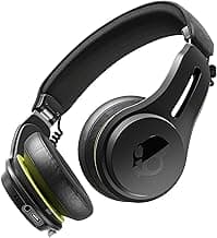 Skullcandy Icon ANC On-Ear Wireless Bluetooth Headphones - Active Noise Cancelling, 97.5dB 60Hr Battery + Rapid Charge, Mic, Adjustable Stay-Aware Mode – Black