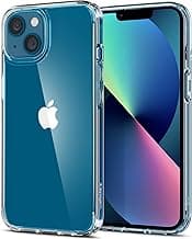 Spigen Ultra Hybrid Back Cover Case for iPhone 13, Clear Transparent, Durable Hybrid Structure - Polycarbonate + TPU | Crystal Clear