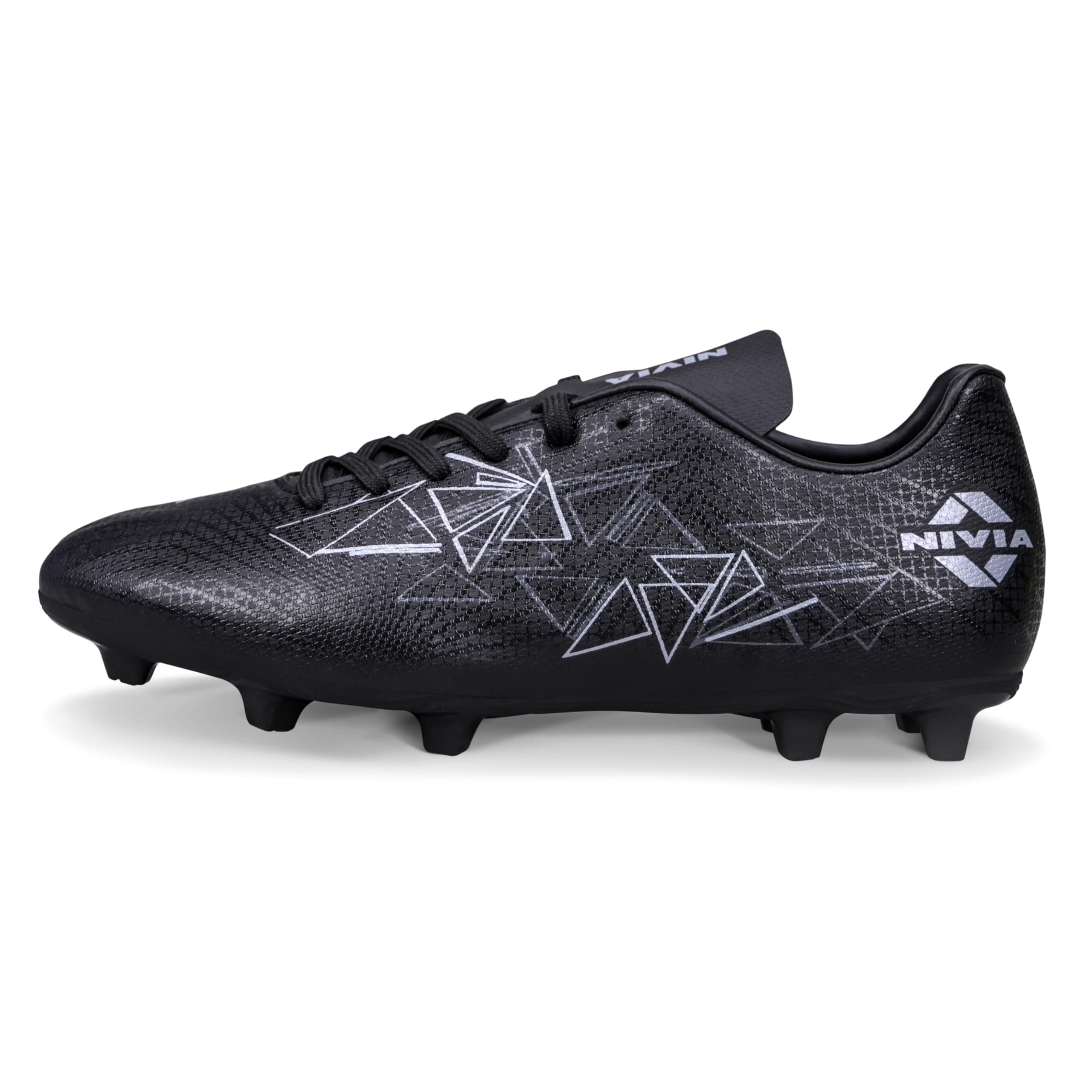 Nivia Carbonite 7.0 Football Stud for Men, TPU Sole with Synthetic Leather Upper, Die Cut Lightweight Insole, Ideal for Soft and Hard Grassy Ground Surfaces