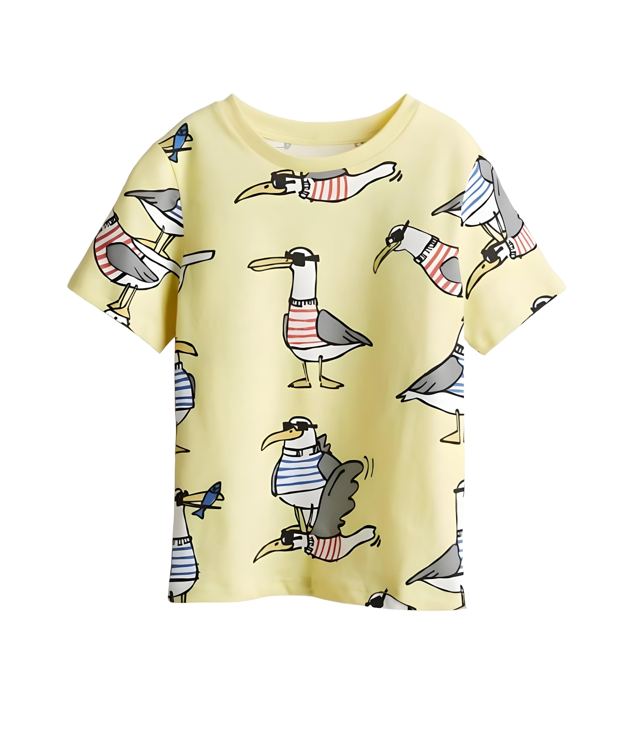 Googo Gaaga Boys 100% Cotton Printed T Shirt | Half Sleeve Round Neck Casual T-Shirt for Kids | Soft & Breathable | Trendy for Kids Boys | Summer Wear |