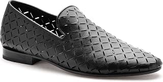 Ruosh Mens The Paul Black Men Slip-on Loafer