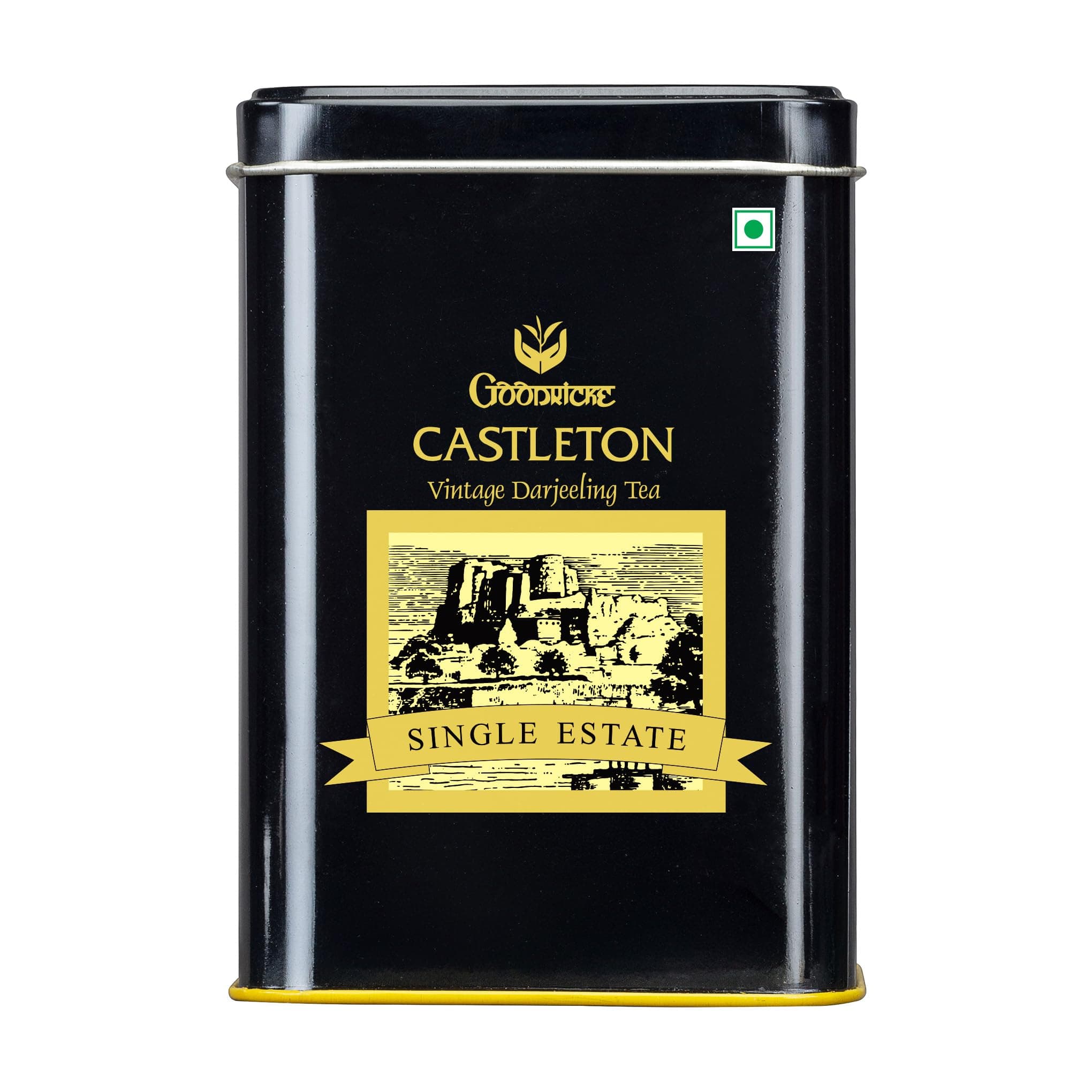 Goodricke Castleton Vintage Darjeeling Tea - Single Estate Whole Leaf Loose Black Tea - Muscatel Notes - 250g