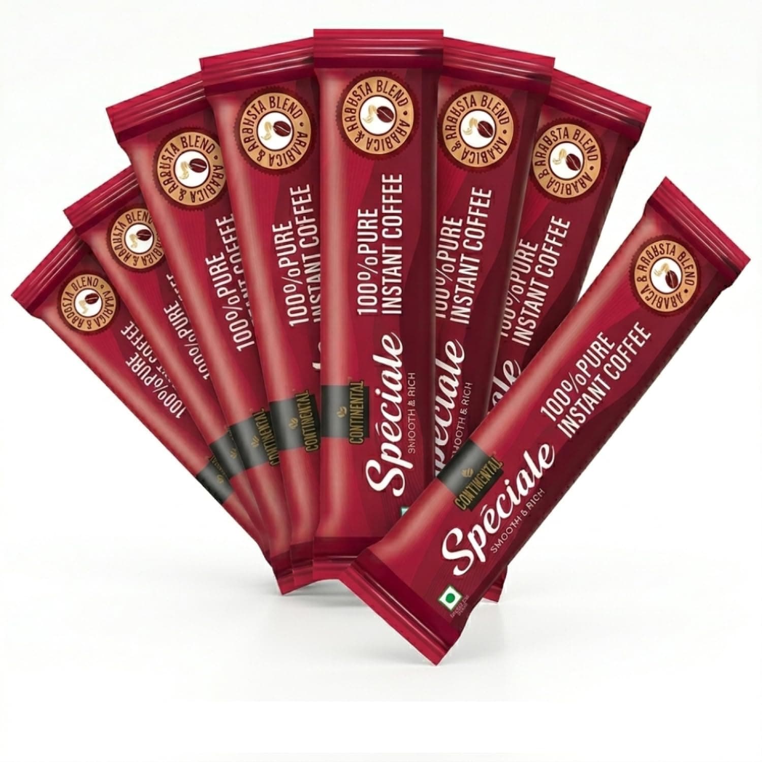 Continental Speciale Instant Coffee Sachets | 60 Sachets x 2gm | 100% Pure Coffee | Smooth & Rich Taste | Medium Roast | Hot & Cold Coffee | Makes 60 Cups