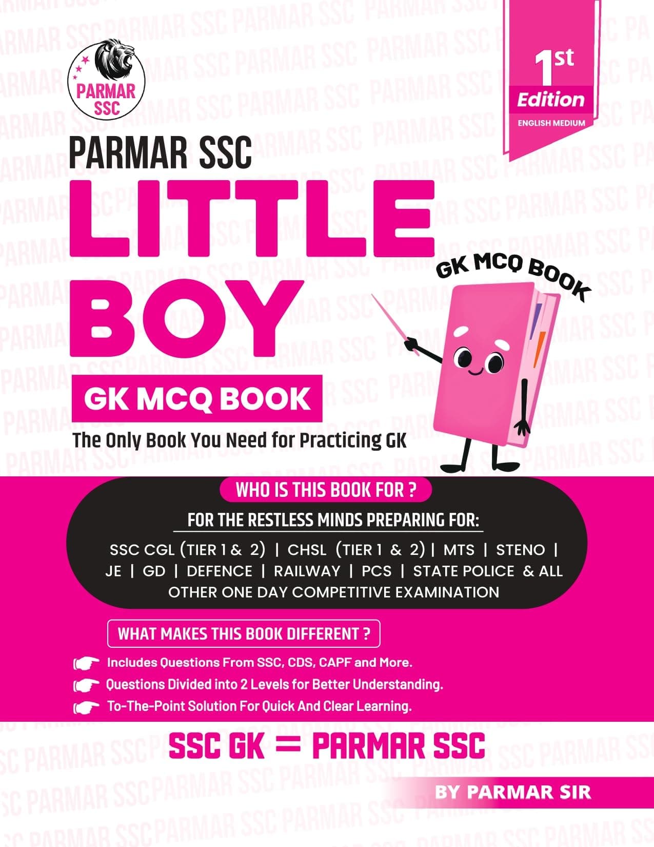 Parmar SSC Little Boy | GK MCQ Book For Practicing GK | English Medium | 1st Edition, 2025 | Useful For SSC CGL and CHSL (Tier 1 & 2) | CPO | MTS | ... & All Other One Day Competitive Examination