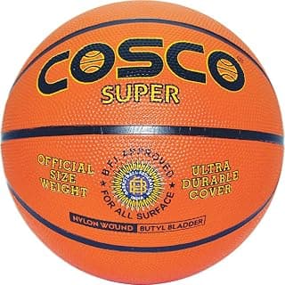 Cosco Super (M/C) Basket Ball, Size 6 (Orange)