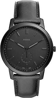 Fossil Fossil The Minimalist - Mono Black Watch FS5447