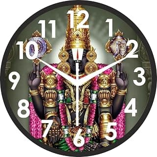 Lavkush Enterprises Present Lord Wall Clock for Living Room, Badroom, Shop, Office, Home Décor 1034