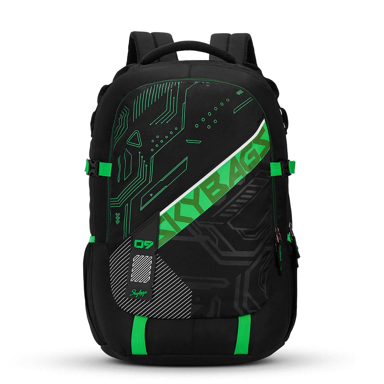 Skybags Vesper 40L Laptop Backpack with Rain Cover - Black