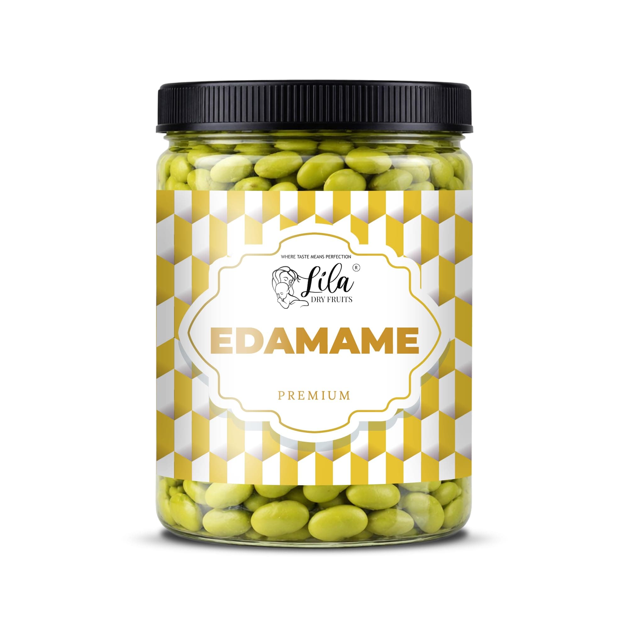 LILA DRY FRUITS Edamame Beans 400 Gms Plain Unflavoured Edma Bean Crunchy Protein Rich Snack | Healthy Edamamme Bean for Daily Snacking & Fitness Diet Perfect for Gifting