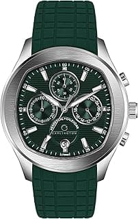 Carlington Legacy Series Analog Wrist Watches with Chronograph & Silicone Strap for Men - CT 9999