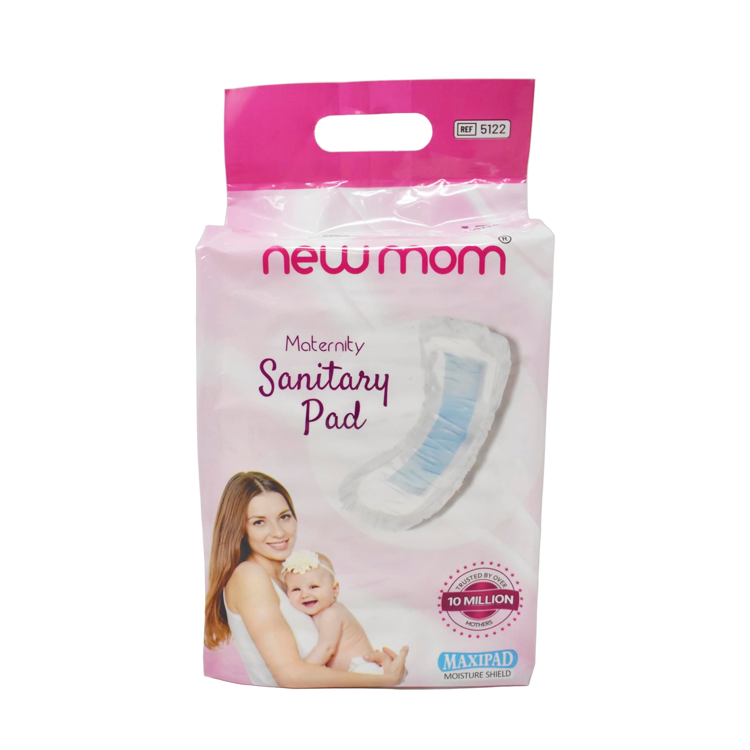Newmom Disposable Maternity pads - Maxi |, Pack of 15 | For Heavy Bleeding Post Delivery | Super Absorbent and Leak Proof | Soft and Non-irritating | For Extra Heavy Flow and Urine Incontinence