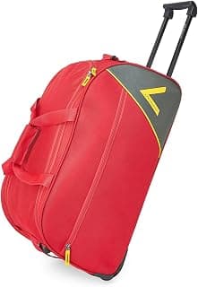 Aristocrat Polyester Solid Pattern Dream Nxt Dft (H) 65 Duffle Bag, (Red, Medium), 66.5 x 35.5 x 32.5 Centimeters