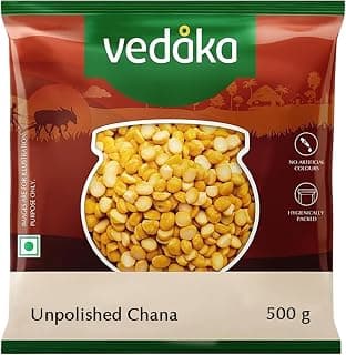 Amazon Brand - Vedaka Popular Chana Dal, 500g
