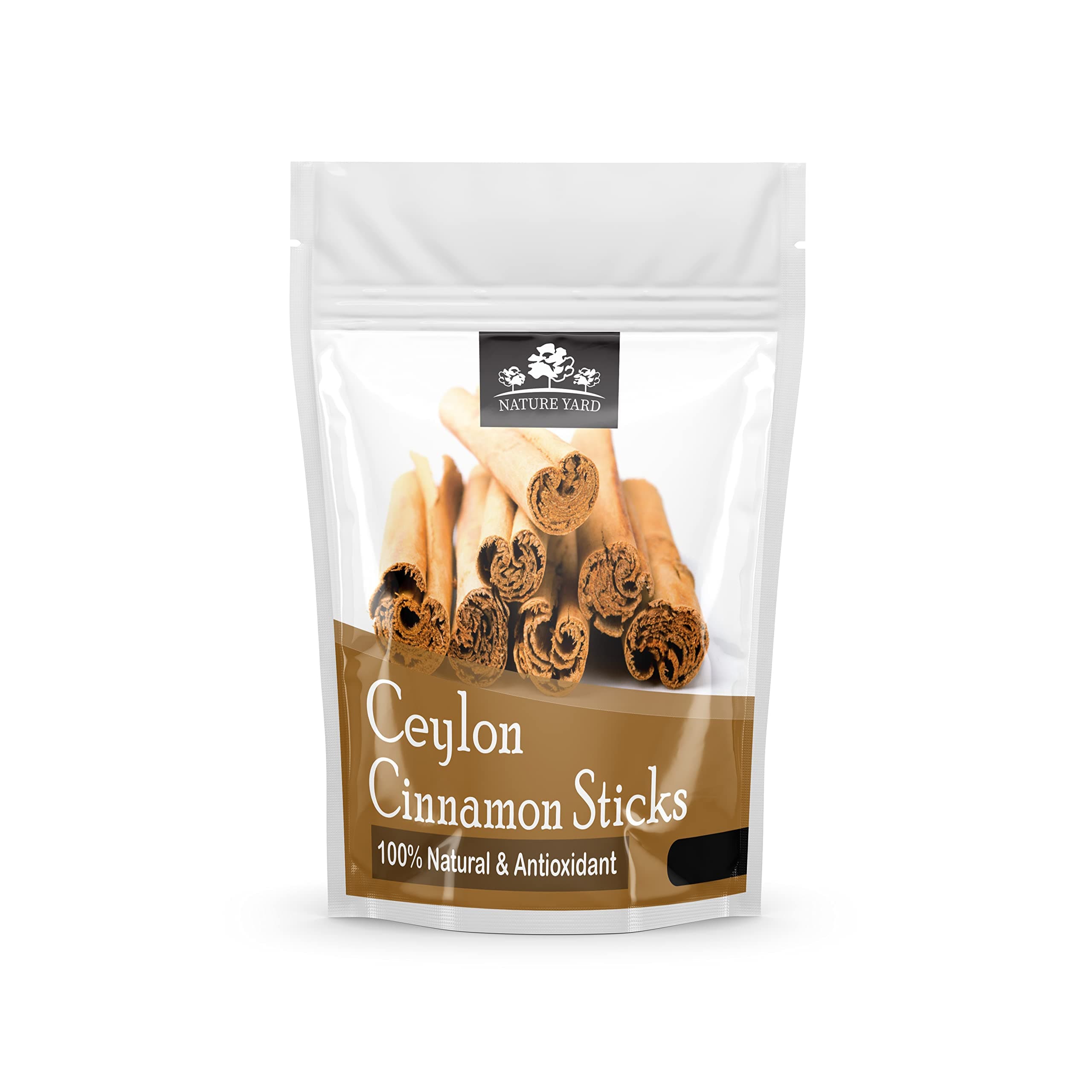 NATURE YARD Real Ceylon Cinnamon Sticks/Fresh Organic Srilankan Dalchini - 100GM-Genuine Original Imported Sticks For Cooking