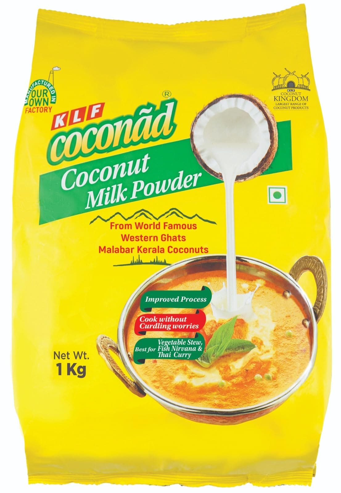 KLF Coconad Instant Coconut Milk Powder, 1kg