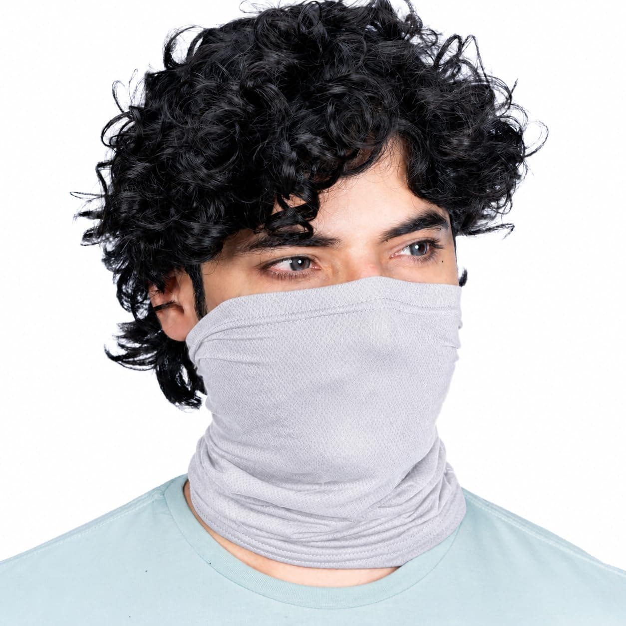 FOVERA Bamboo Bandana for Men & Women – Super Soft & Breathable Face Mask, Neck Gaiter & Headband – Odor Free Anti-Microbial Dust Protection Scarf for Biking, Running & Gym (Mix)