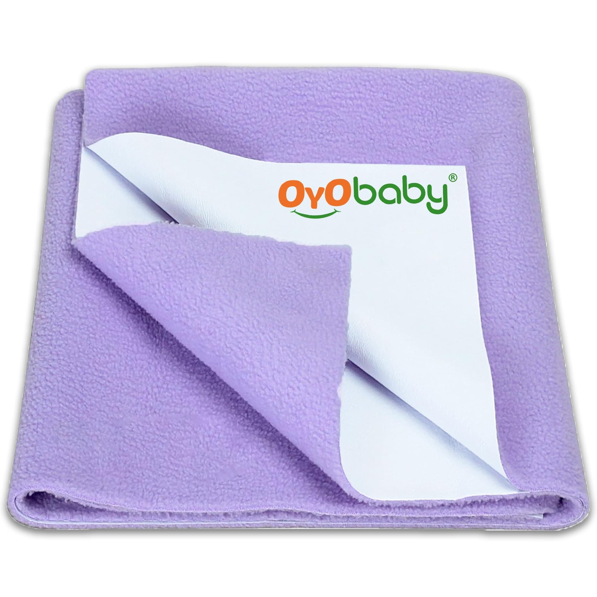 OYO BABY Waterproof Dry Sheet Large 140×100 cm | Baby Mattress Protector | Extra Absorbent, Quick-Dry, Anti-Pilling Fabric | Reusable, Soft, Breathable Bedding for Infants and Children - Violet