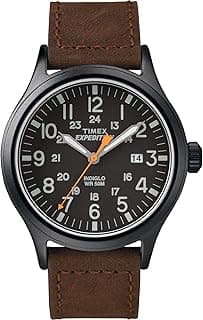 TIMEX Unisex-adult's Expedition Scout Analog Watch - Silver , Black