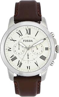 Fossil Grant Chronograph Beige Dial Men's Watch - FS4735