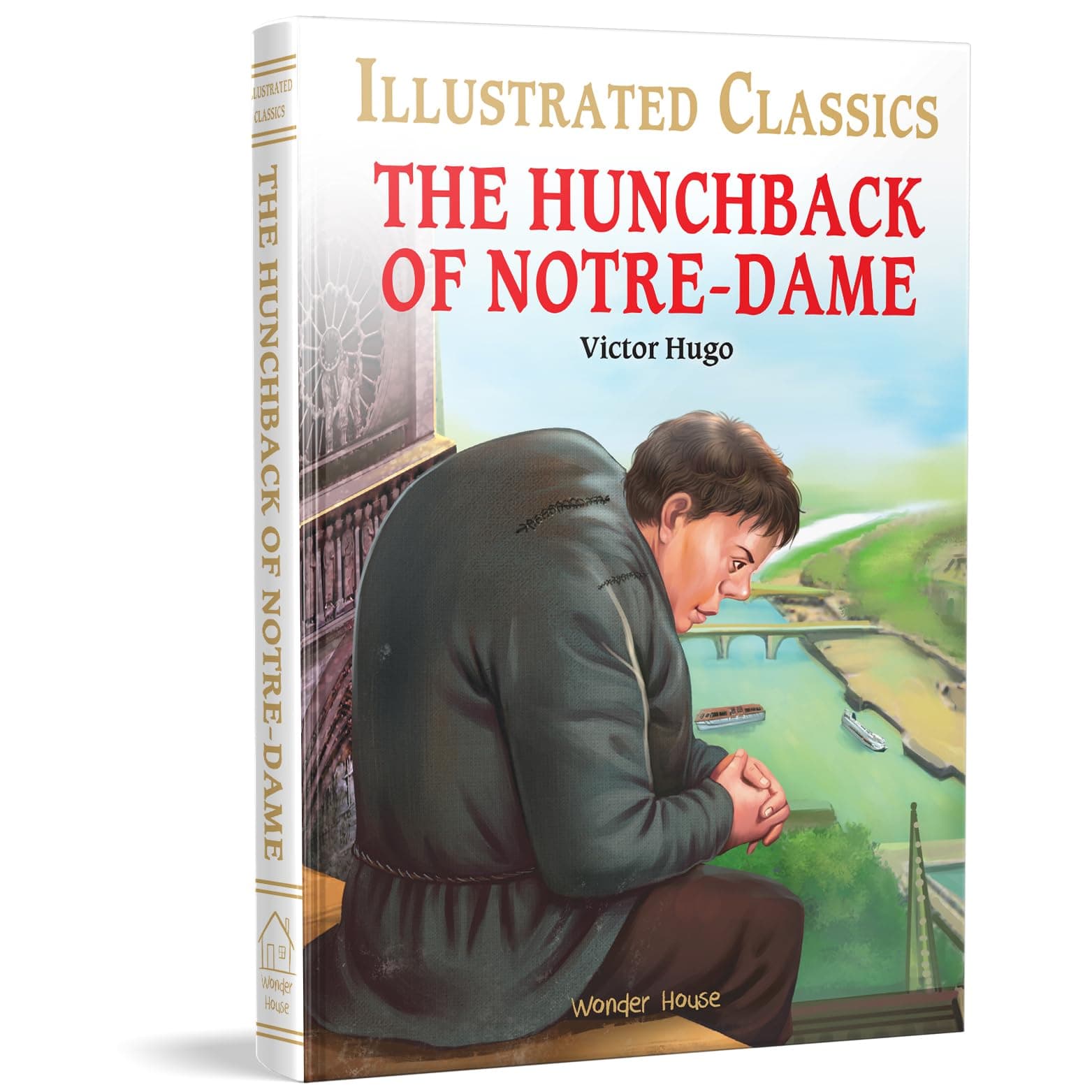 The Hunchback of Notre-Dame for Kids : Illustrated Abridged Children Classic English Novel with Review Questions