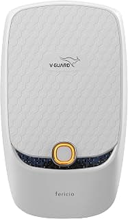 V-Guard Fericio Geyser 3 Litre Instant Water Heater | Elegant Color Changing LED Rings | 3000 W Powerful Heating | Suitable For Kitchen & Bathroom | 5 Year Inner Tank Warranty by V-Guard | White