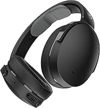 Skullcandy Hesh ANC Wireless Bluetooth Over-Ear Headphones with Mic, 100 dB Active Noise Cancellation, 40mm Drivers, 22Hr Battery + Rapid Charge, Foldable Noise Cancelling Headphones – Black