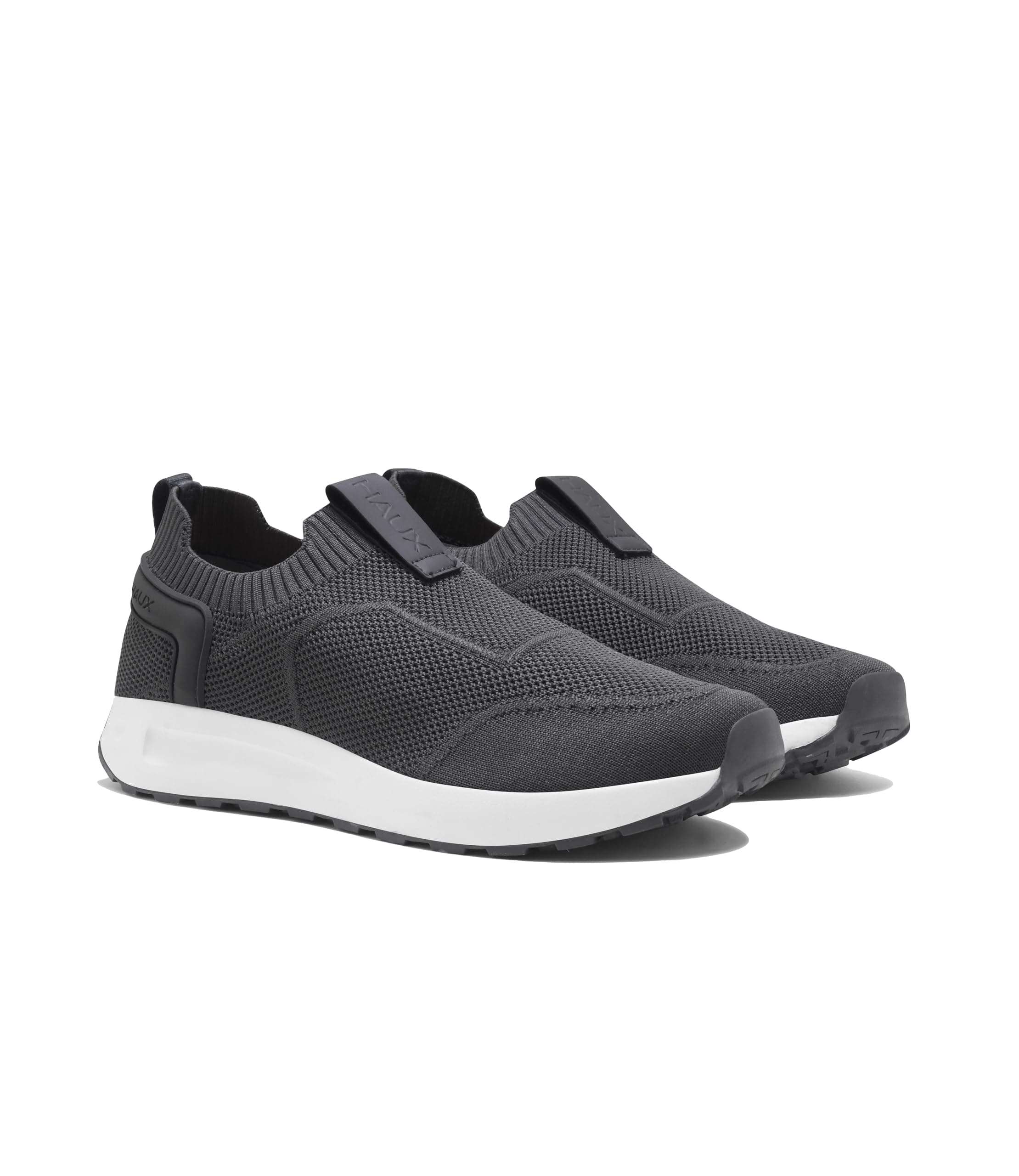 HAUX Men’s Slip-On Running Shoes | Lightweight Sports Sneakers with Memory Foam Cushioning | Walking, Gym, Jogging, Training | Ultra Comfort & Style