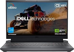Dell G Series, Intel Core i5-13450HX, 13th Gen, NVIDIA RTX 3050-6GB, 16GB, 1TB SSD, FHD, 15.6"/39.62cm, Win 11, MSO'24, Dark Shadow Grey, 2.65Kg, [G15-5530], Orange Backlit Keyboard, Gaming Laptop