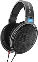 Sennheiser HD 600 Open‑Back Hi-Res Audiophile Headphones,German‑Irish Craftsmanship, Optimised Airflow Control, Wide Frequency Response, Detachable Cable,Rich Bass, Comfort-Fit for Gaming, 2Y Warranty