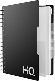 Navneet HQ | Wiro Bound |Single Subject Book |14.8x21 cm |Single Line |160 Pages |Black