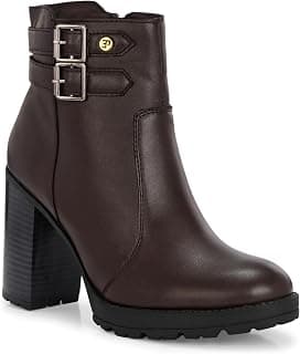 EL PASO Women Faux Leather Casual Chelsea Boots EPW-7994_P