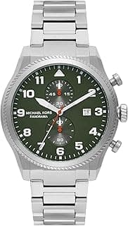 Michael Kors Panorama Silver Quartz Stainless Steel Watch MK9196
