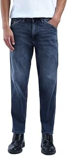 Flying Machine Men's Cropped Fit Jeans| Solid | Mid Rise | Stretchable | Jeans for Man