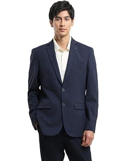 Arrow Newyork Men's Textured Zero Calorie Slim Fit Blazer