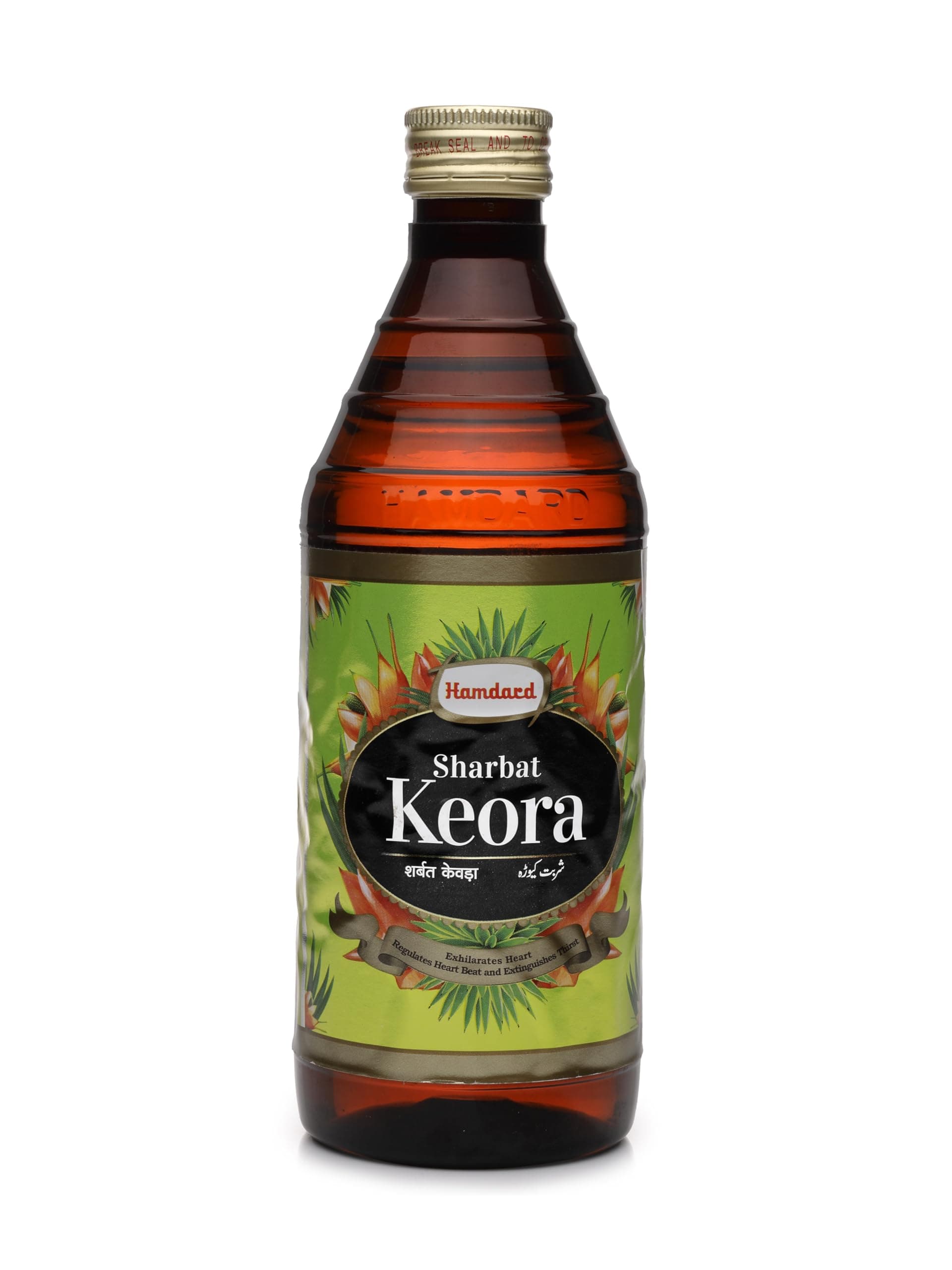 Hamdard Sharbat Keora - 500 ML | Heart Comfort, Beat Regulation, Cooling, Refreshing & Thirst Relief| Pack of 1