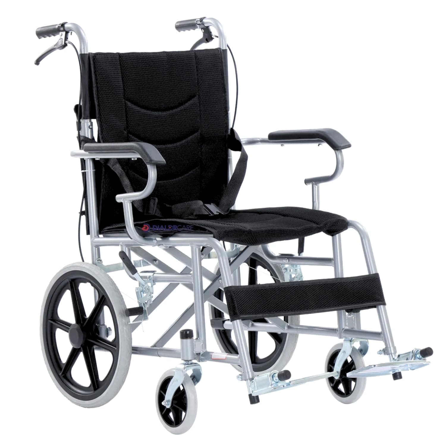 DIALDRCARE Folding Removable armrest Wheelchair